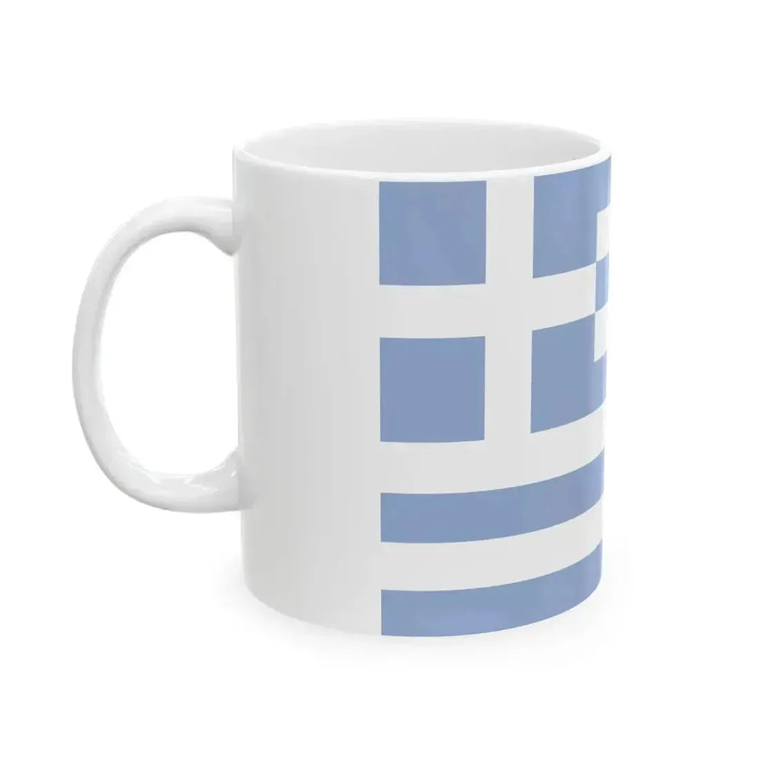 Flag of Greece WFB 2004 (Greece) White Coffee Mug - Go Mug Yourself