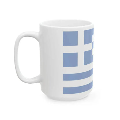 Flag of Greece WFB 2004 (Greece) White Coffee Mug - Go Mug Yourself
