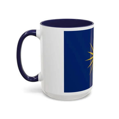 Flag of Greek Macedonia Greece - Accent Coffee Mug - Go Mug Yourself