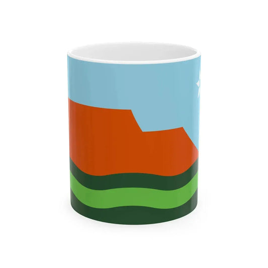 Flag of Green River Utah (United States) White Coffee Mug 11oz - Go Mug Yourself
