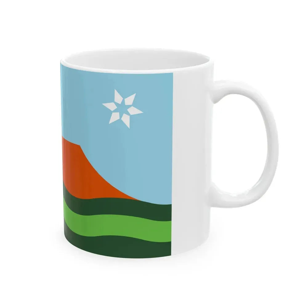 Flag of Green River Utah (United States) White Coffee Mug - Go Mug Yourself