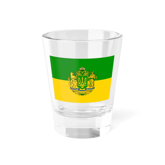 Flag of Green Ukraine 2 (Ukraine) Shot Glass 1.5oz 1.5oz - Go Mug Yourself