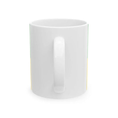 Flag of Green Ukraine 2 (Ukraine) White Coffee Mug - Go Mug Yourself