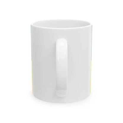 Flag of Green Ukraine 3 (Ukraine) White Coffee Mug - Go Mug Yourself