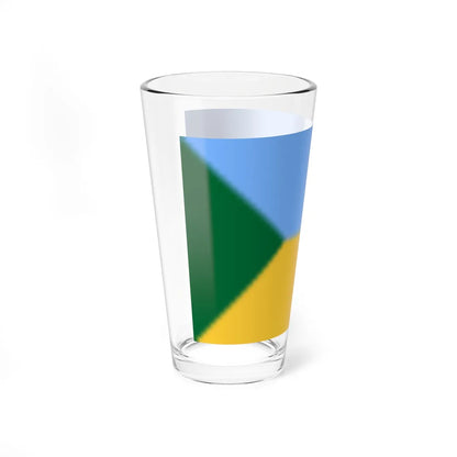 Flag of Green Ukraine (Ukraine) Pint Glass 16oz - Go Mug Yourself