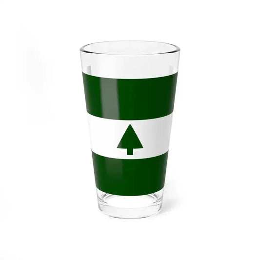 Flag of Greenbelt, Maryland - Pint Glass 16oz 16oz - Go Mug Yourself