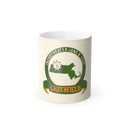 Flag of Greenfield, Massachusetts - Color Changing Coffee Mug 11oz - Go Mug Yourself