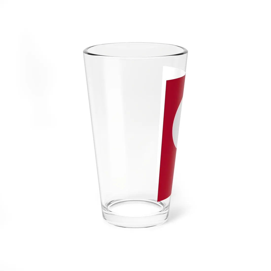 Flag of Greenland vertical Pint Glass 16oz - Go Mug Yourself