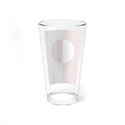 Flag of Greenland vertical Pint Glass 16oz - Go Mug Yourself