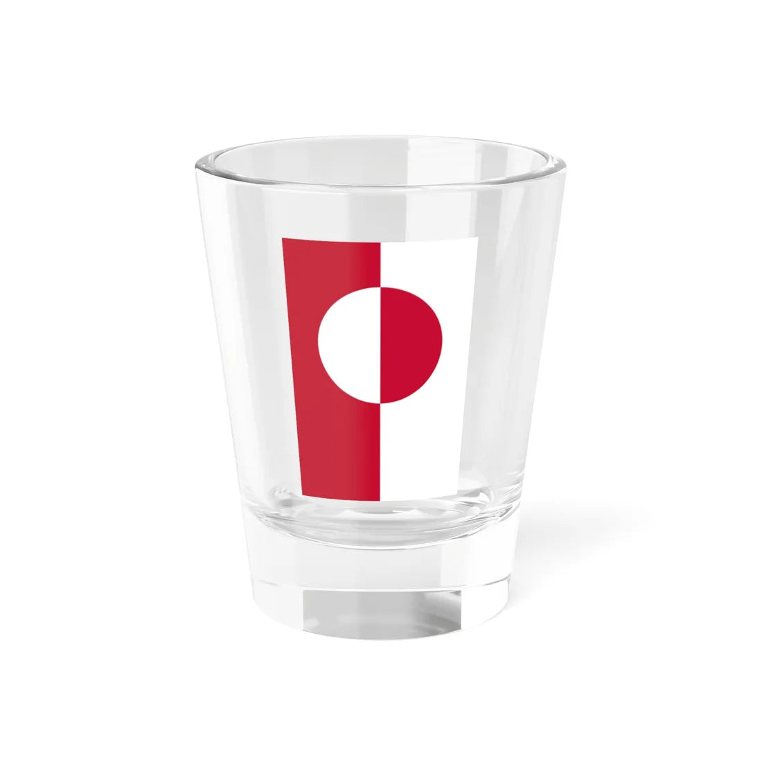 Flag of Greenland vertical Shot Glass 1.5oz 1.5oz - Go Mug Yourself