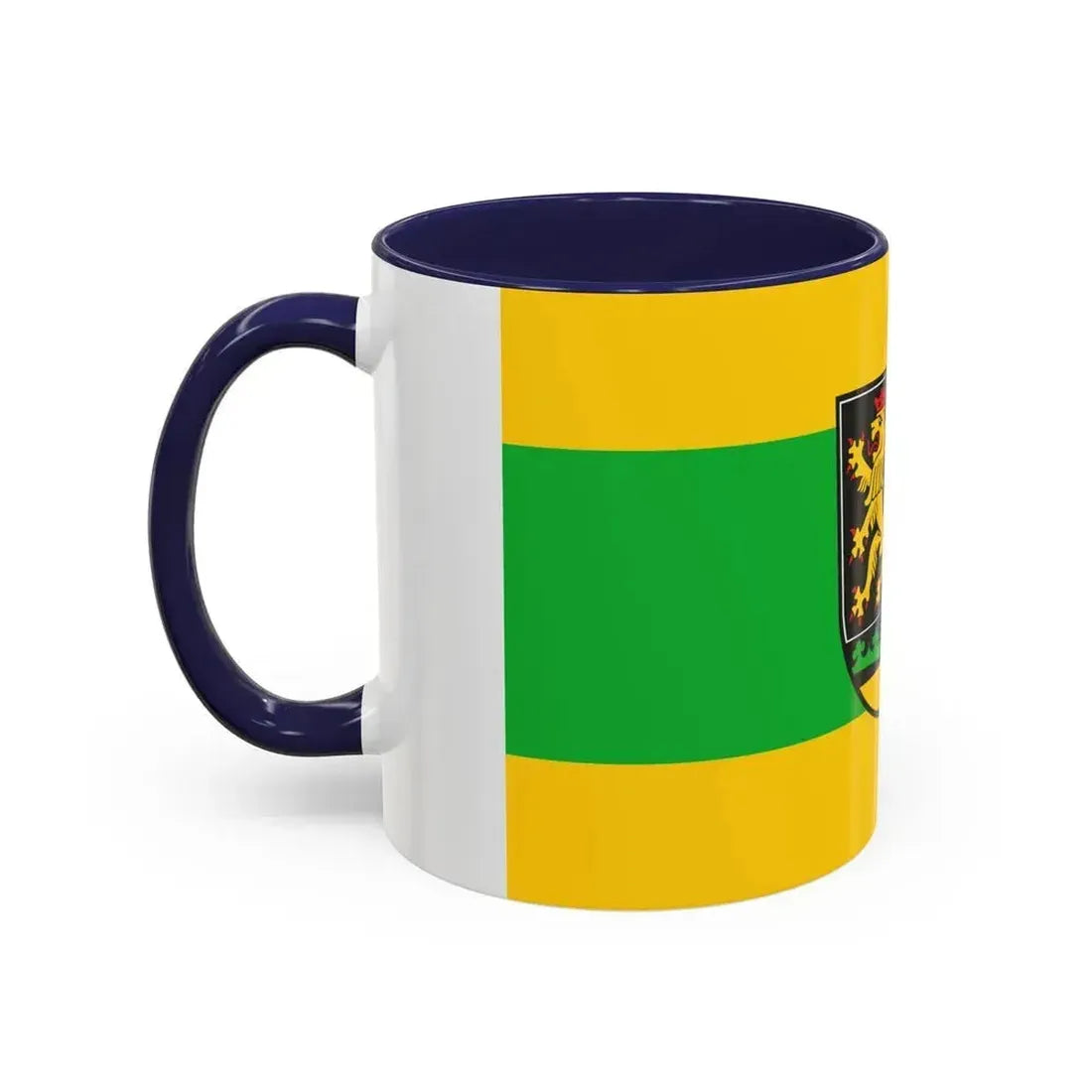 Flag of Greiz Germany - Accent Coffee Mug - Go Mug Yourself