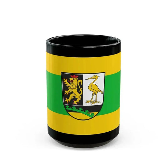 Flag of Greiz Germany - Black Coffee Mug 15oz - Go Mug Yourself