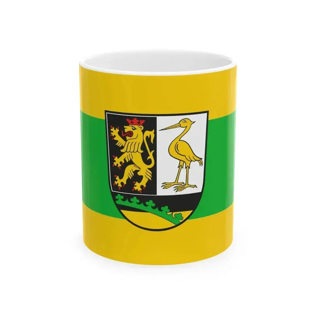 Flag of Greiz Germany - White Coffee Mug 11oz - Go Mug Yourself
