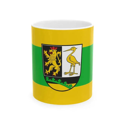 Flag of Greiz Germany - White Coffee Mug 11oz - Go Mug Yourself