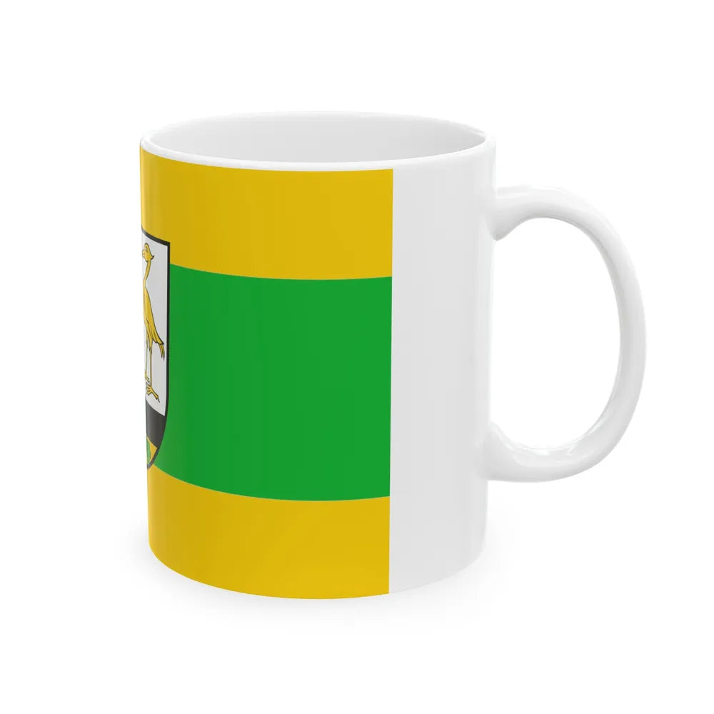 Flag of Greiz Germany - White Coffee Mug-Go Mug Yourself