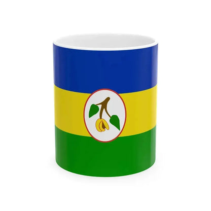 Flag of Grenada 1967-1974 (Grenada) White Coffee Mug 11oz - Go Mug Yourself
