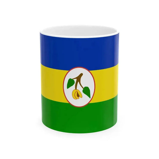 Flag of Grenada 1967-1974 (Grenada) White Coffee Mug 11oz - Go Mug Yourself