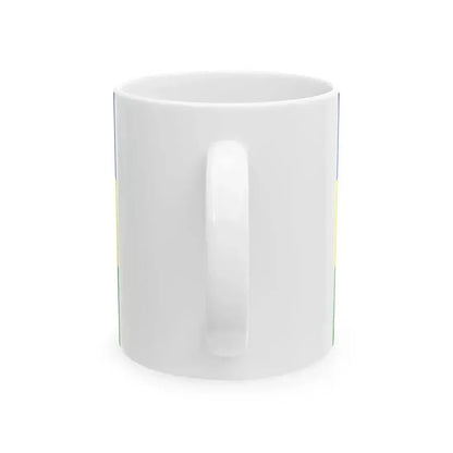 Flag of Grenada 1967-1974 (Grenada) White Coffee Mug - Go Mug Yourself