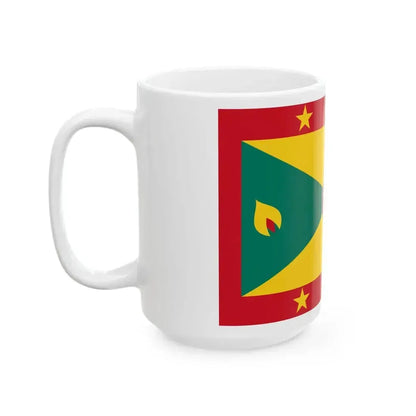 Flag of Grenada 3-2 (Grenada) White Coffee Mug - Go Mug Yourself