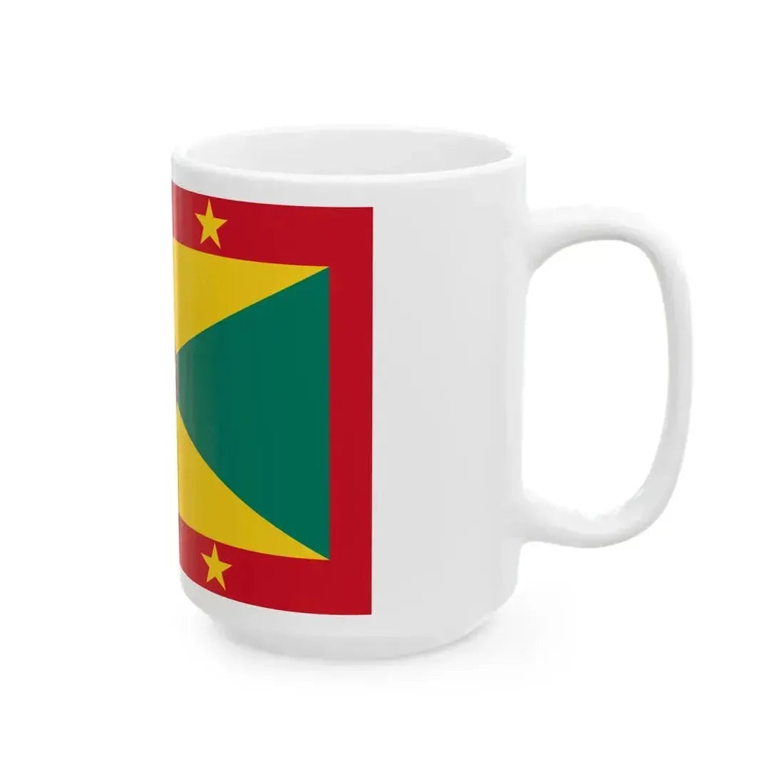 Flag of Grenada 3-2 (Grenada) White Coffee Mug - Go Mug Yourself