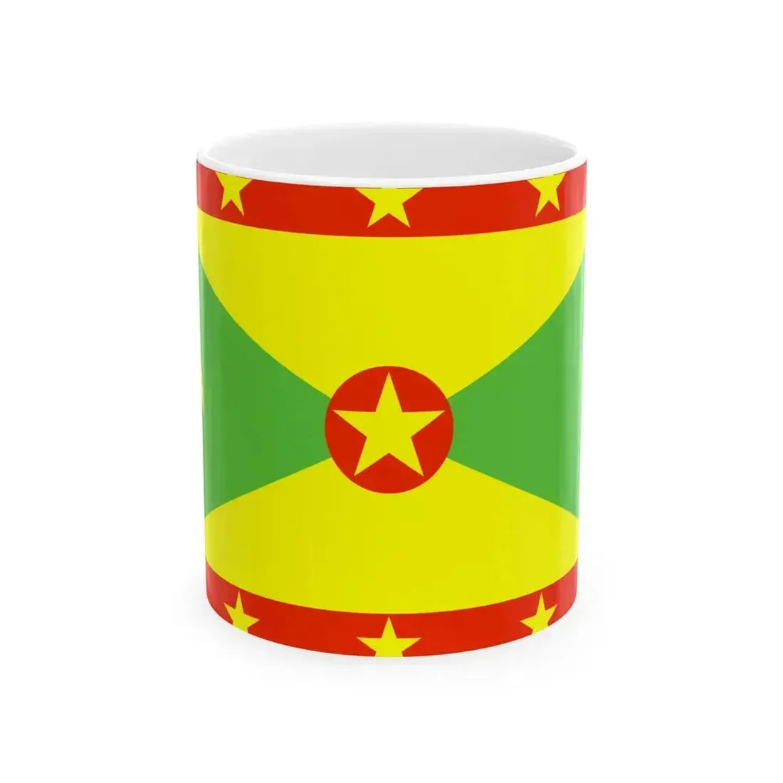 Flag of Grenada WFB 2000 (Grenada) White Coffee Mug 11oz - Go Mug Yourself