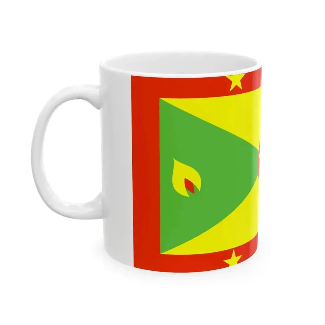 Flag of Grenada WFB 2000 (Grenada) White Coffee Mug - Go Mug Yourself