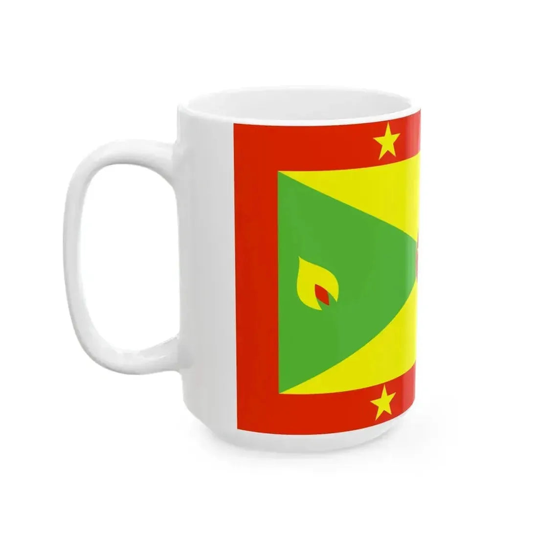 Flag of Grenada WFB 2000 (Grenada) White Coffee Mug - Go Mug Yourself