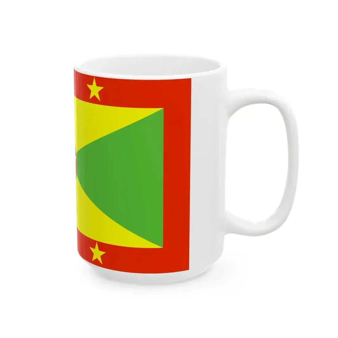 Flag of Grenada WFB 2000 (Grenada) White Coffee Mug - Go Mug Yourself