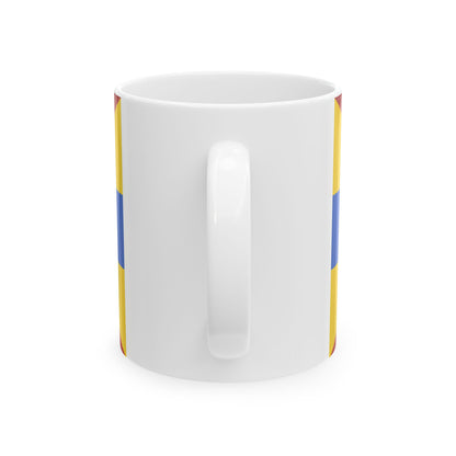 Flag of Grimbergen (Belgium) White Coffee Mug-Go Mug Yourself