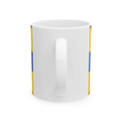Flag of Grimbergen (Belgium) White Coffee Mug - Go Mug Yourself