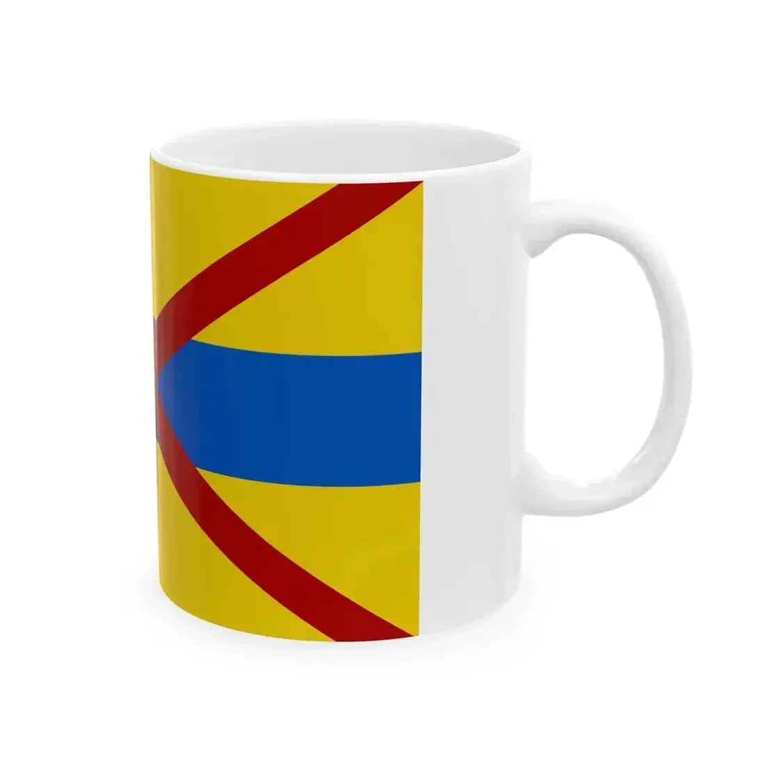 Flag of Grimbergen (Belgium) White Coffee Mug - Go Mug Yourself