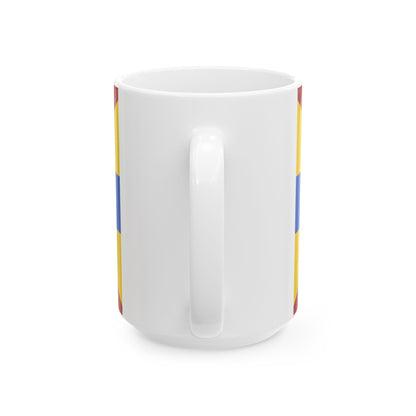 Flag of Grimbergen (Belgium) White Coffee Mug-Go Mug Yourself