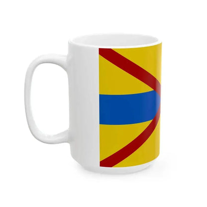 Flag of Grimbergen (Belgium) White Coffee Mug - Go Mug Yourself