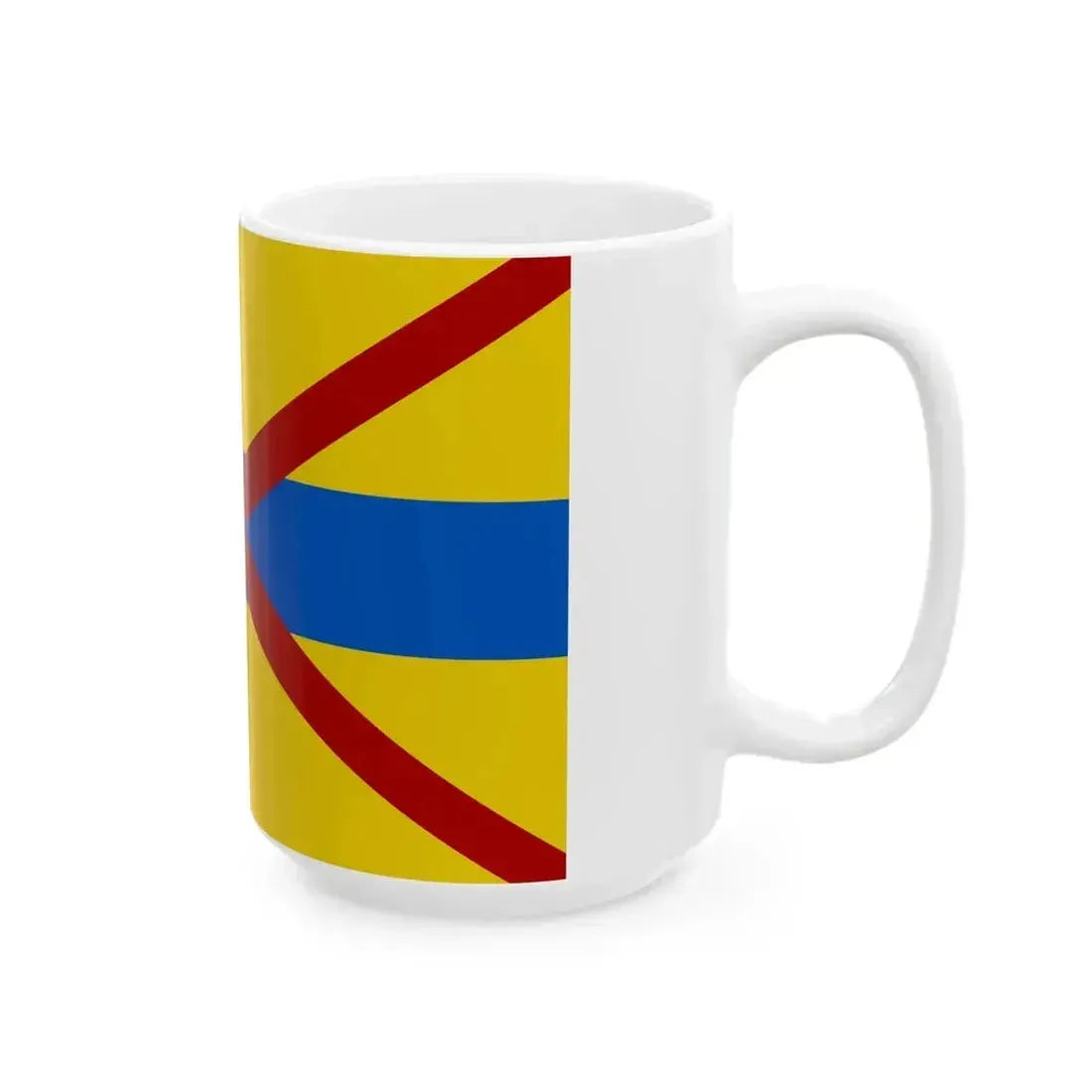 Flag of Grimbergen (Belgium) White Coffee Mug - Go Mug Yourself