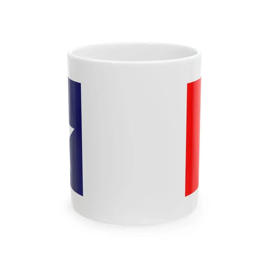 Flag of Grimes County Texas (United States) White Coffee Mug 11oz - Go Mug Yourself