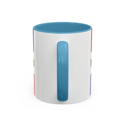 Flag of Groningen Netherlands - Accent Coffee Mug - Go Mug Yourself