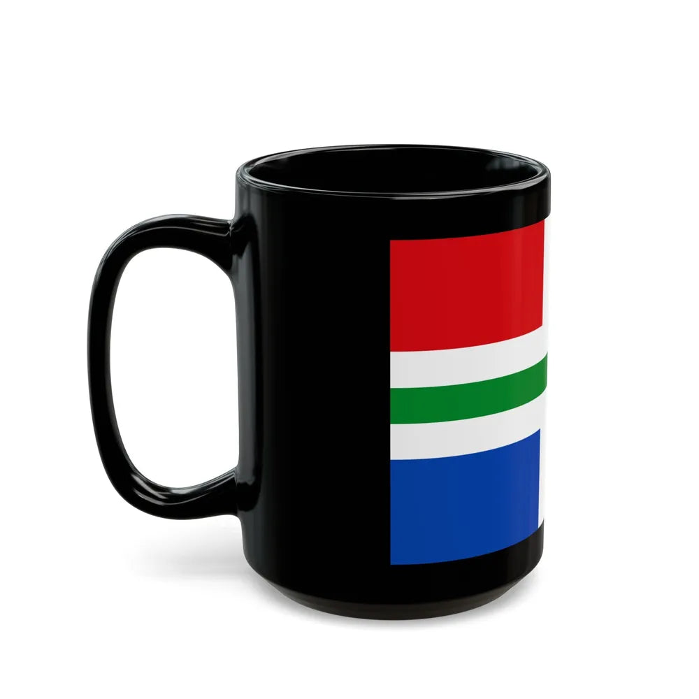 Flag of Groningen Netherlands - Black Coffee Mug-Go Mug Yourself