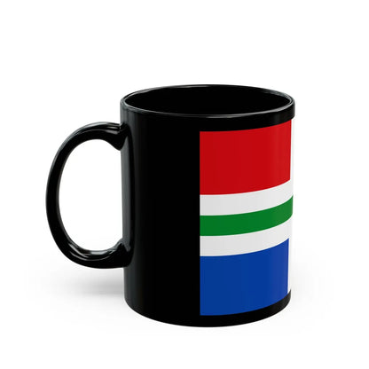 Flag of Groningen Netherlands - Black Coffee Mug-Go Mug Yourself