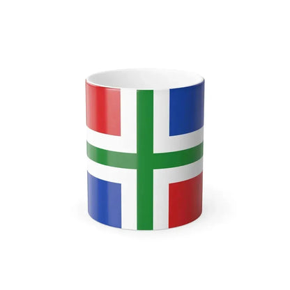 Flag of Groningen Netherlands - Color Changing Coffee Mug 11oz - Go Mug Yourself