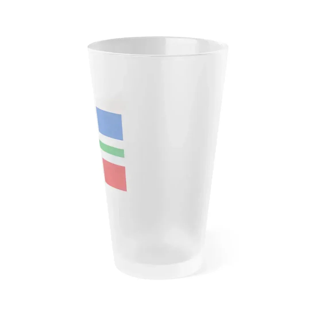 Flag of Groningen Netherlands - Frosted Pint Glass 16oz - Go Mug Yourself
