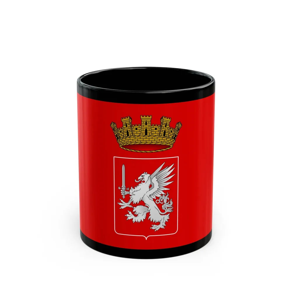 Flag of Grosseto Italy - Black Coffee Mug-11oz-Go Mug Yourself