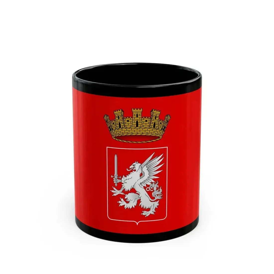 Flag of Grosseto Italy - Black Coffee Mug 11oz - Go Mug Yourself