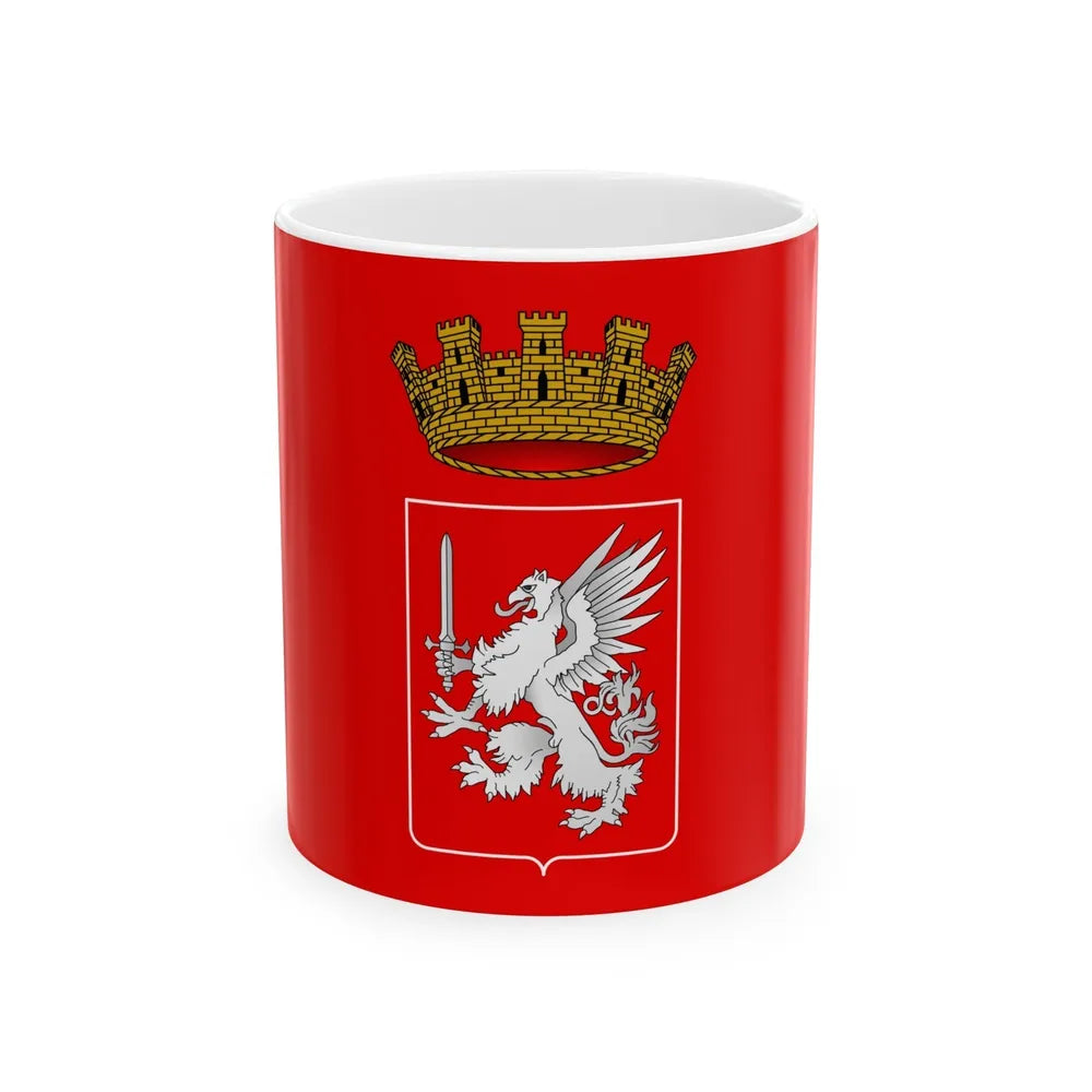 Flag of Grosseto Italy - White Coffee Mug-11oz-Go Mug Yourself