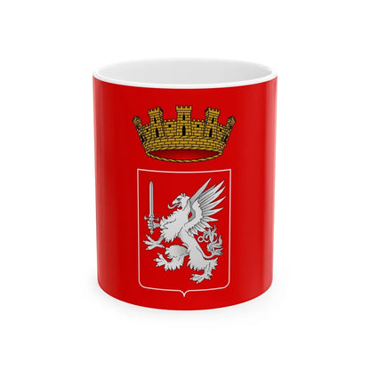 Flag of Grosseto Italy - White Coffee Mug-11oz-Go Mug Yourself