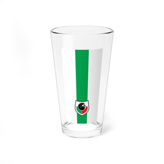 Flag of Grosuplje vertical (Slovenia) Pint Glass 16oz 16oz - Go Mug Yourself
