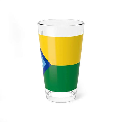 Flag of Guachapala (Ecuador) Pint Glass 16oz 16oz - Go Mug Yourself