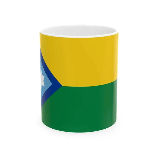 Flag of Guachapala (Ecuador) White Coffee Mug 11oz - Go Mug Yourself