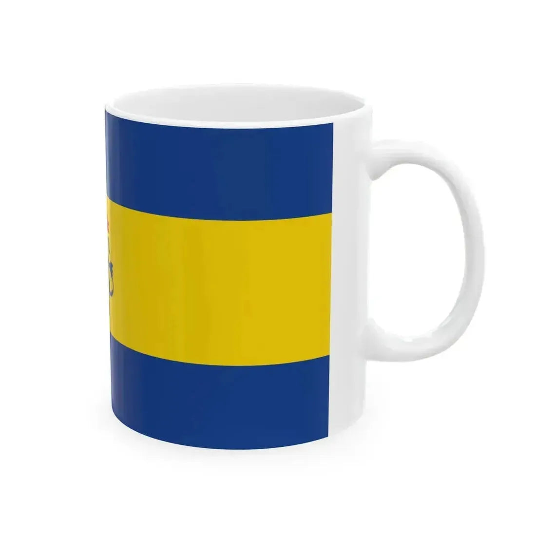 Flag of Guadalajara MX (Mexico) White Coffee Mug - Go Mug Yourself