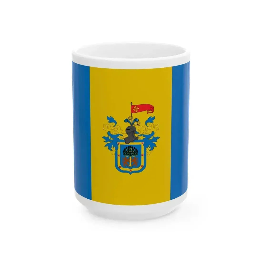 Flag of GuadalajaraMexico (Mexico) White Coffee Mug 15oz - Go Mug Yourself