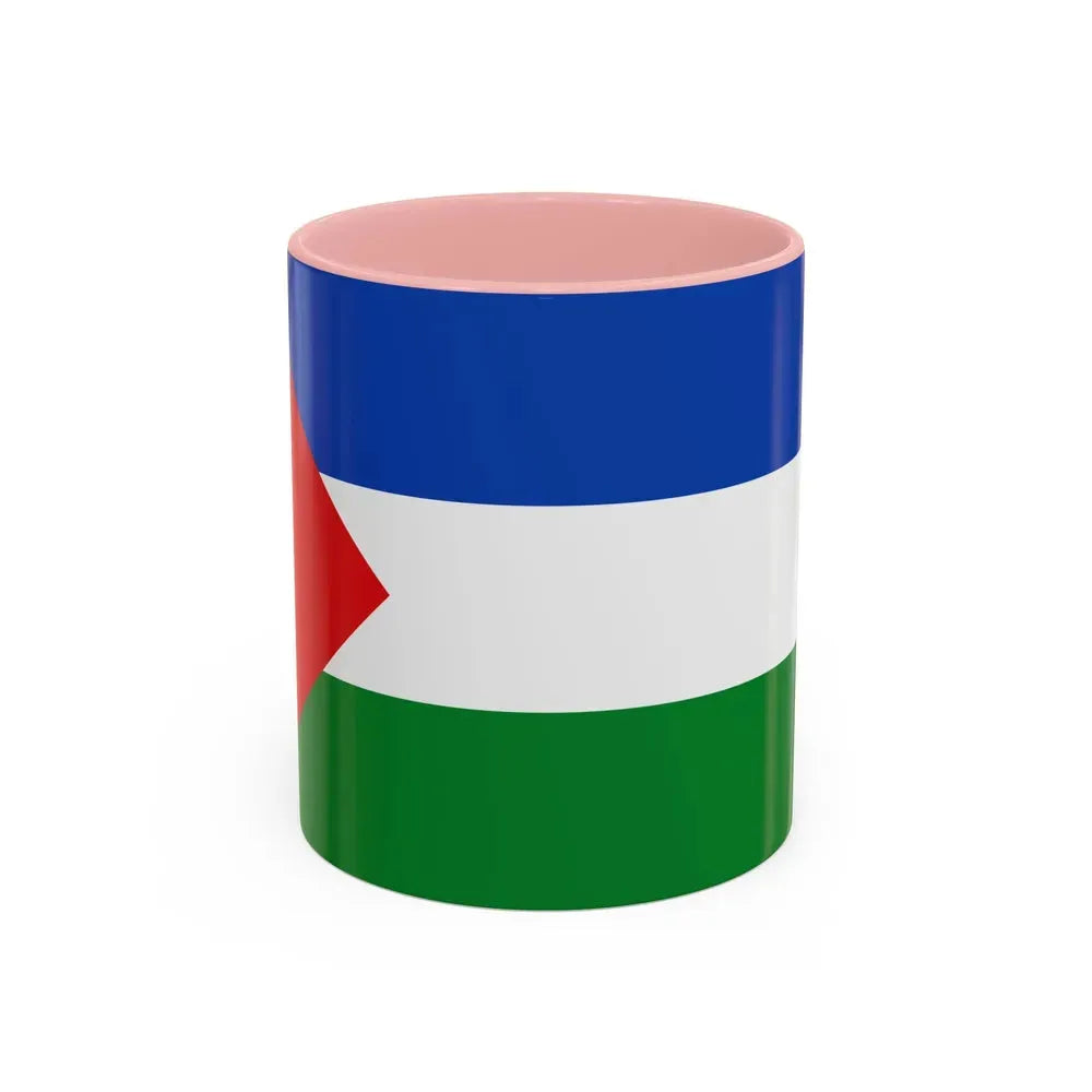 Flag of Guanacaste Province Costa Rica - Accent Coffee Mug 11oz Pink - Go Mug Yourself